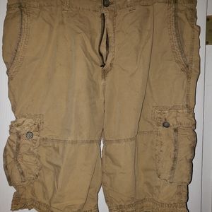 Buckle Black Cargo Shorts